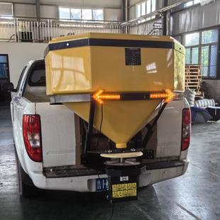 小型路面雪撒盐机后皮卡车挂式KLZ融雪剂撒机环卫小区融融雪撒布