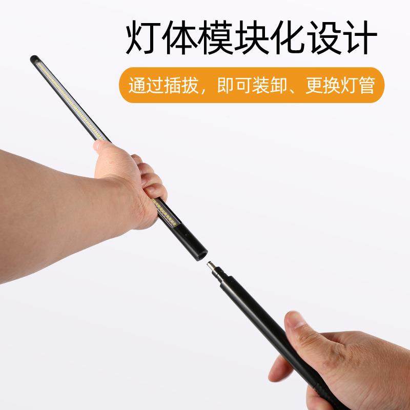 宿led子灯光护眼书桌舍地摊夜市夹美甲纹绣调台灯学生学93774习台