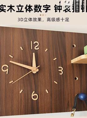 饰AL100473电表箱装画带钟表202挡新款中5古风免打孔弱电闸盒遮洞