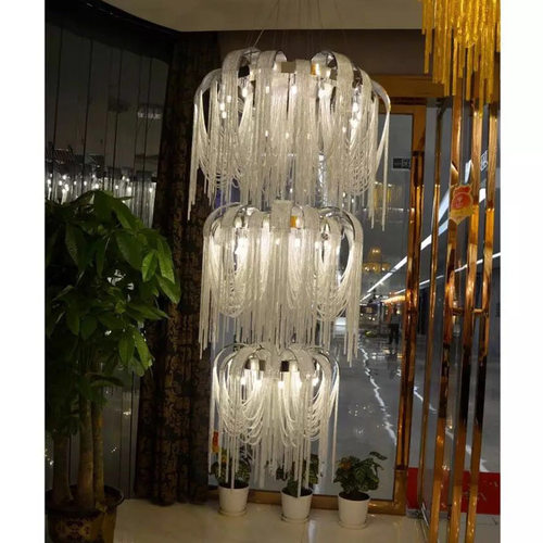 中山工厂直销后现代客厅餐厅灯Atlantis别墅酒店灯饰家用流苏大型