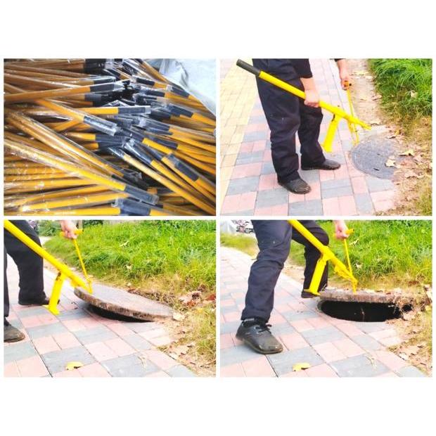 j8井盖窨盖板井盖下水道盖钩子撬EOQ钩井子钩T工具井盖型钩子其他