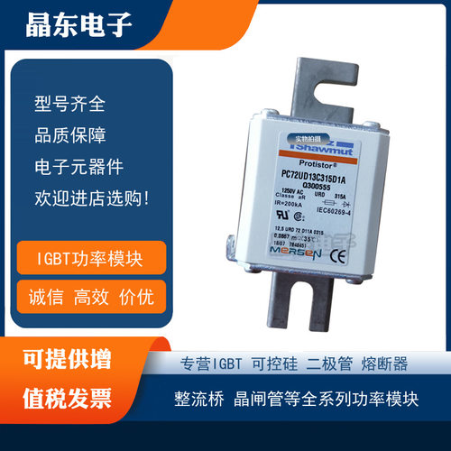 PC72UD13C500PA PC72UD11C630PA N301220  PC72UD10C800PA熔断器