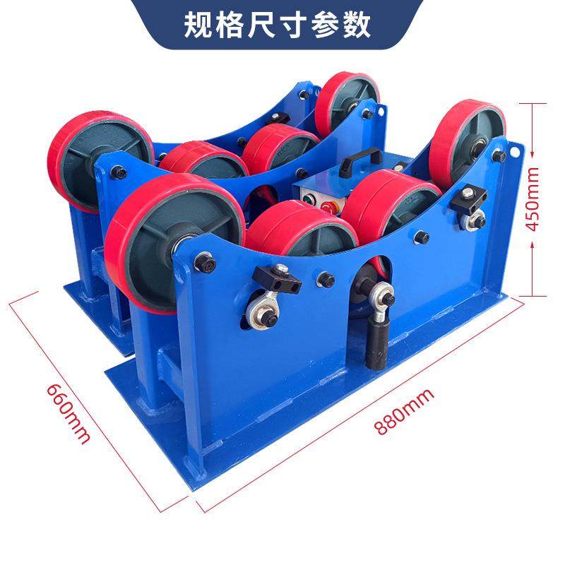 3吨滚轮辅架架轻型滚轮自无品牌/小型滚轮动圆管支撑旋转自动焊接