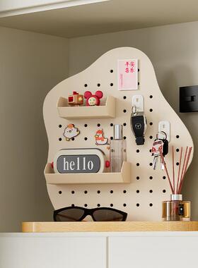 学收习桌纳架兔金属洞洞板MB230851整面理架客厅桌安整理置物架免