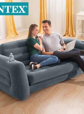 NTEX66气5ZJC2双人I充5气沙发床多功能可折叠床客厅充懒人沙发