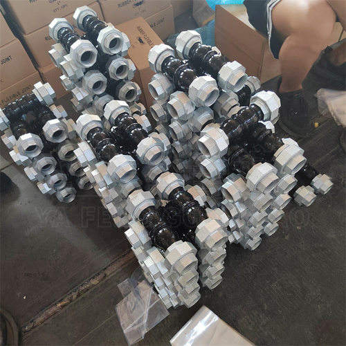 丝扣橡胶软接头 玛钢接头软连接 加限位接头膨胀节