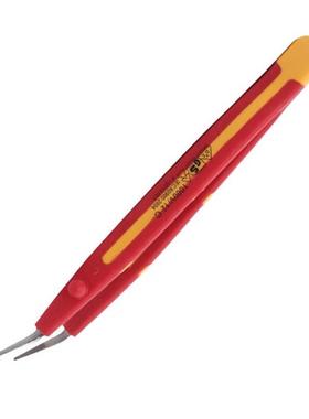 SHEFF5IELD10014注塑型双色绝S150014缘弯尖横齿S镊子150mm