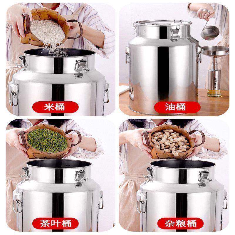油桶空桶31L不6锈钢大密封桶厚容量罐食用储油380桶运输桶加桶接