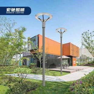 现头灯头2货户外L观ED景观灯别墅小区高杆景灯庭院照明灯防水高花