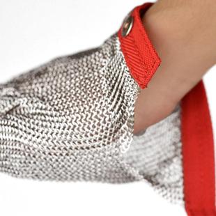 不锈环钢手套防锯防切割屠裁宰385剪丝验厂用手套不分左右钢1只/