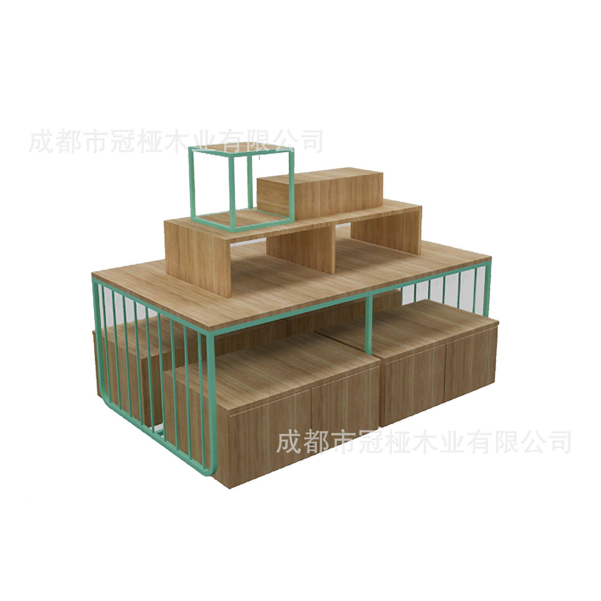 店中装岛台商超文创服饰品店流水台组合39款多功能可拆卸一体货式