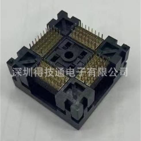 原装进口YAMAICHI IC测试座 烧录座IC357-1284-076P QFP128