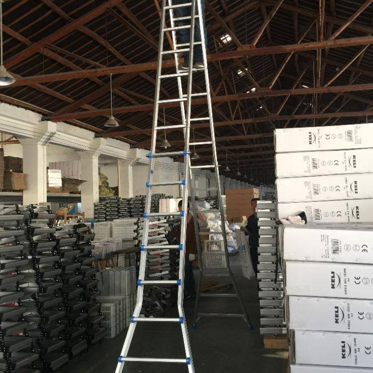 多能F9TT6S87叠梯工程梯人字梯家用梯折子伸缩小巨人梯升降加梯厚