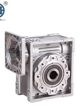 杭州飞宝铝壳NMRV带方形法兰rv减速机RV50变速箱机蜗轮蜗杆减速机