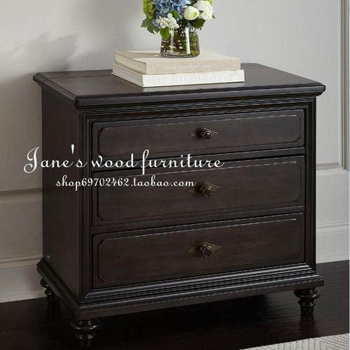 美式轻奢实木床.8米代现简约新1式复古做旧原木双人床2x523242.中