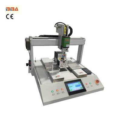 博贝生产自动螺丝机设备厂家采用伺服电批精准定位锁附M3.5螺丝头