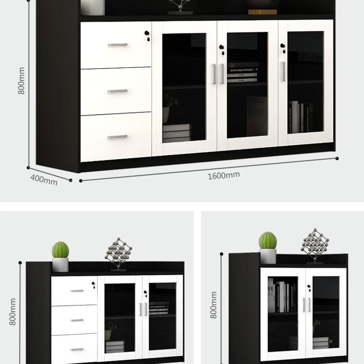 苏科野办公文件柜KY-CSG矮柜木质带锁资料州储物柜地柜柜会议室茶