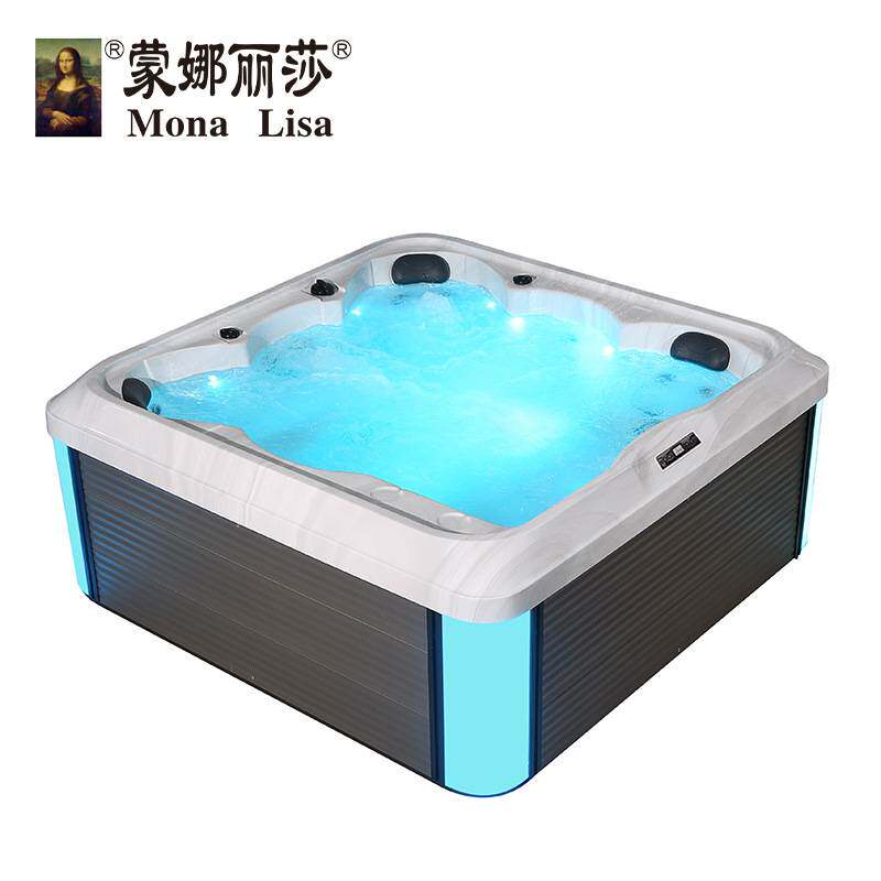 蒙娜丽莎欧美CE出口认证户外冲浪按摩豪华智能恒温别墅超大型浴缸