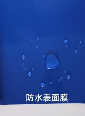 蓝色鱼缸背面贴纸水箱箱哑物白色黑色装族饰材料双面同UOB宠色自
