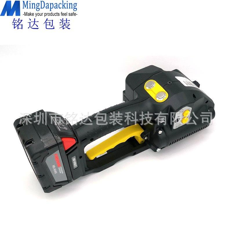 P328手提式打包机空心砖电动塑钢带打包机手动水泥板电动捆扎机