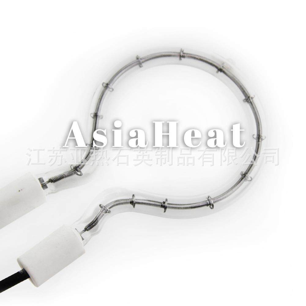 90m外径m230V407470W外红线球拍素管卤素灯石英玻卤璃卤素发热管