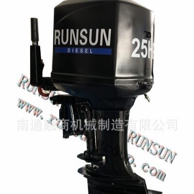 融商 runsun 四冲程 60hp柴油舷外机 船外机 船用发动机 推进器