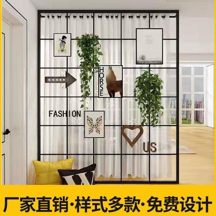 艺屏隔断装饰家用打风详情客服孔卧室窗帘分割墙公室办镂空玄关隔
