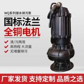 Q排潜水污泵切W割式 污水泵农LRW用养殖工程无场堵塞大扬程潜水排
