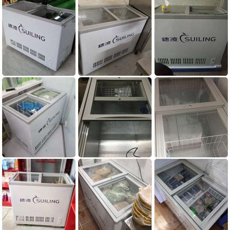 穗凌冻柜商用卧式速雪糕柜无品牌/冰啤箱冷冻冷藏小型水柜冰饮料
