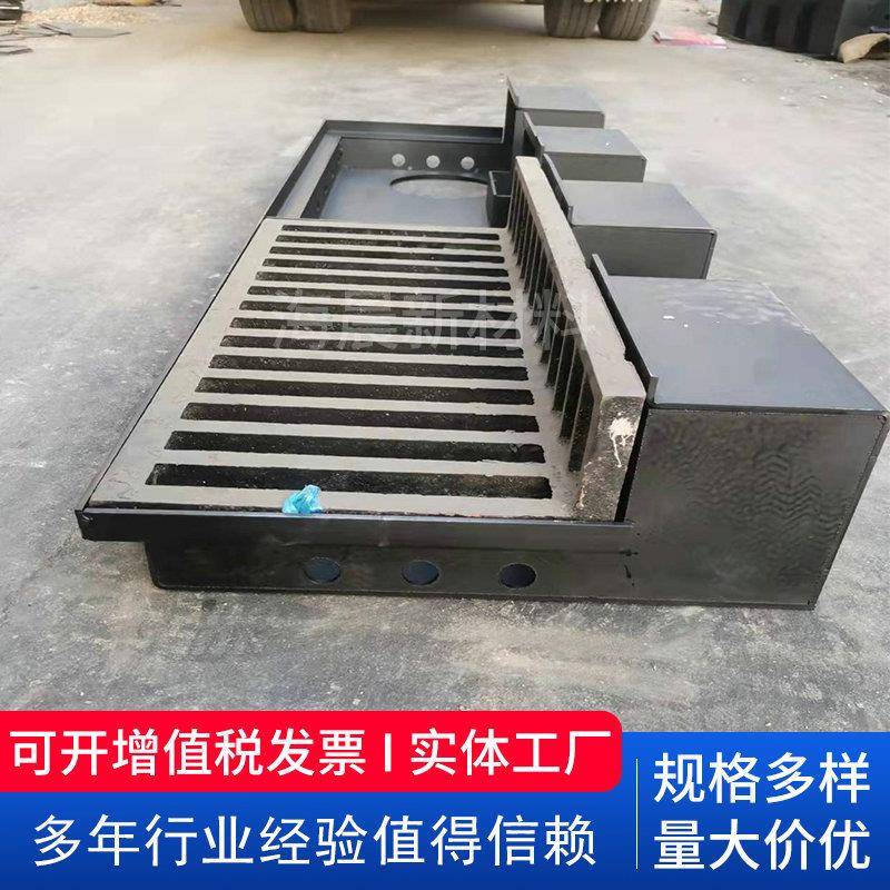 桥梁集栅井PTF市政道路钢制格路面水污水集水箱铸铁集水井雨泄水