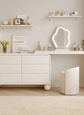 全实木梳妆台21594化卧台室简约现功代多能斗柜化妆可旋转一体网