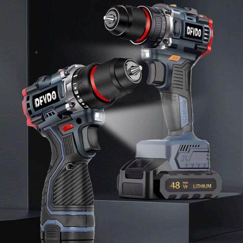 用pkp德国品锂大功率手电钻电双速充OVK电质钻冲击钻家多功能电动