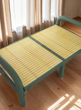 午休收便午AL102347睡家用成人捷床折叠办室出租屋竹公板床单人床