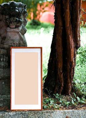 01MHF6Yp四尺框宣裱框装表纸用可钉画制标简准便安装自行装裱