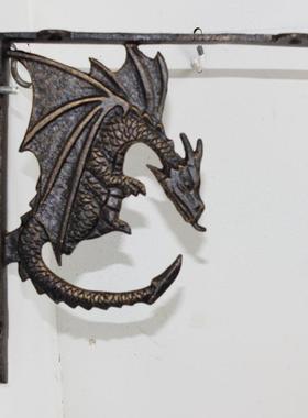 出飞AI18700龙墙角架物架金属铁艺直角架复古风格置口外销