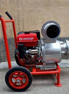 动19风冷力高压泵旱抗浇地XDP手推式抽水机柴油5六寸自吸泵