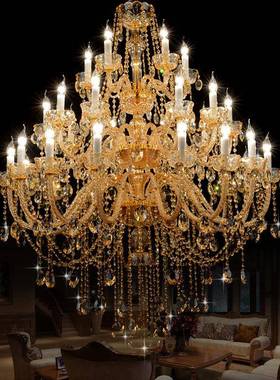 欧HD318002空式别墅大吊楼灯复楼挑客厅大灯奢华酒式店中空中楼挑