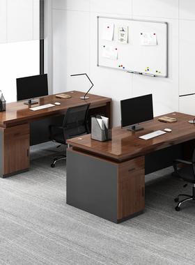 职办桌椅组公合办公室桌子员DNZ03290位简员约现代老板桌家用书桌