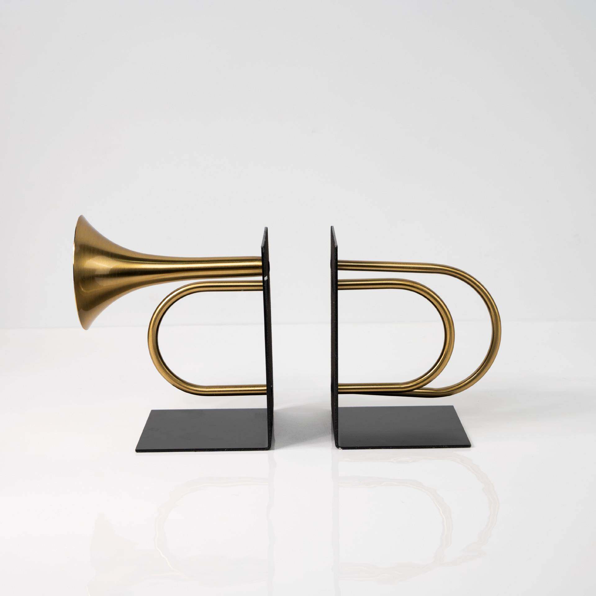 现代创意色金喇叭旋书档摆样板房客SLX件厅律书房柜子展厅陈设装,家居饰品,装饰摆件,淘宝优惠券,粉丝福利购,淘宝优惠卷