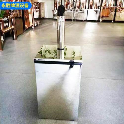 永胜头小型啤酒立店式饭用单头扎啤机YDL罐式风冷单啤酒机柜