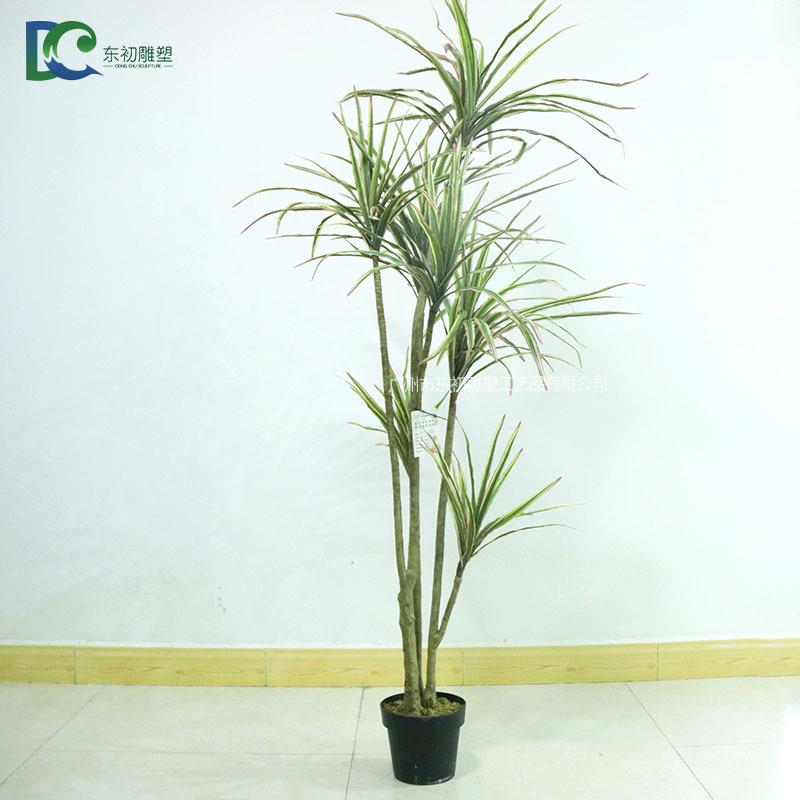 仿真物装饰直仿真真盆景剑兰仿千年木千年木客厅摆件植厂家销