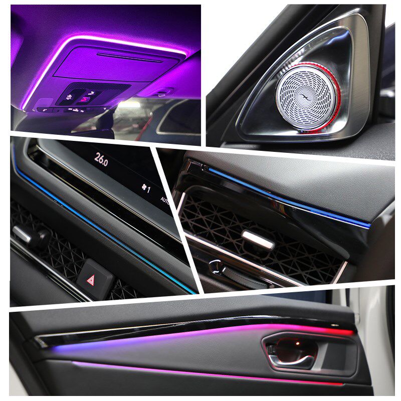 2324款11代雅阁英仕派氛围灯内饰改装旋转高音喇叭中控灯条阅读灯