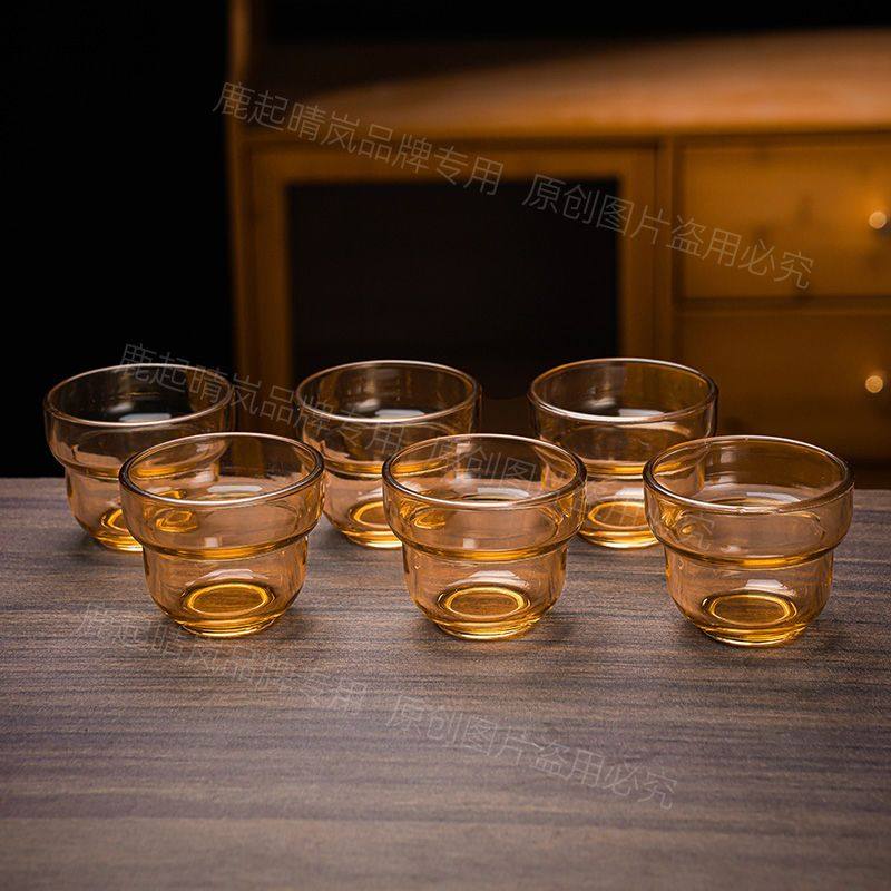 【清仓】透明品茗茶杯高端养生茶水杯耐高温家用功夫主人杯玻璃杯,餐饮具,白酒杯,淘宝优惠券,粉丝福利购,淘宝优惠卷