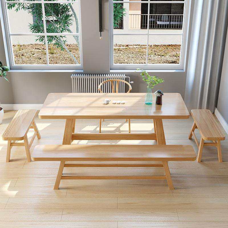 简约全实木小户型茶桌椅组合 长桌长凳多人位喝茶桌 原木茶艺桌子,玩具/童车/益智/积木/模型,毛绒/玩偶/公仔/布艺类玩具,淘宝优惠券,粉丝福利购,淘宝优惠卷