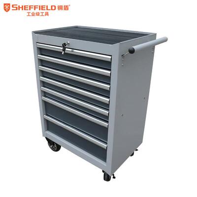 钢盾S025007 7抽屉工具车工作台工具柜箱汽修工具车零件柜工具箱