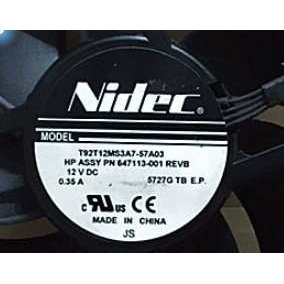 原装 NIDEC CPU 风扇 T92T12MS3A7 超静音 4针高转速 12V 0.35A