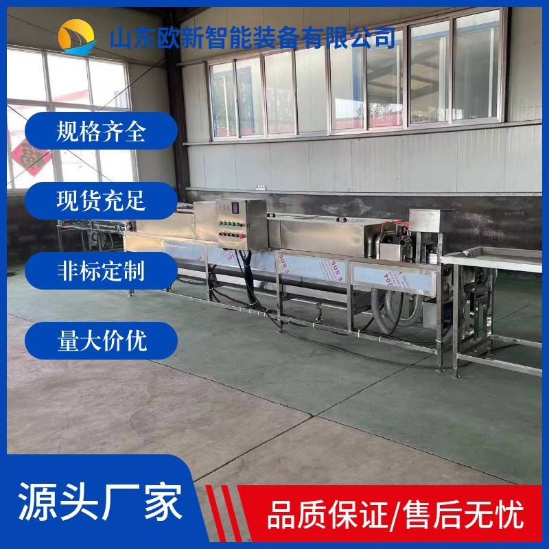 全自动洗蛋机多功能鸡蛋鸭蛋清洗风干杀菌喷油流水线麻酱蛋清洗机