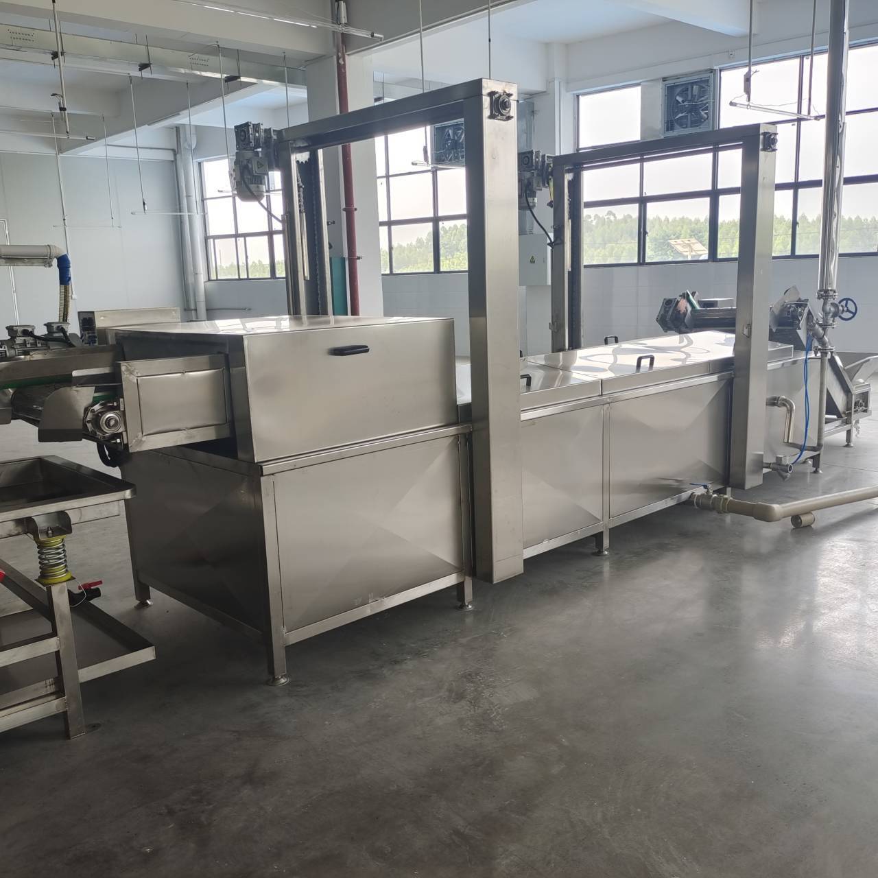 刺梨汁巴氏杀菌机 魔芋丝全自动漂烫生产线 蔬菜杀青加工设备