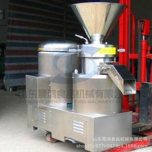 晟鸿牛骨棒子磨泥机 全不锈钢鸭骨胶体磨 食品级芝麻酱研磨机