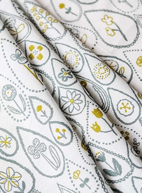 YOSHIZAWA USUBAMICO合作款/制桌布桌旗餐布(花的雨滴)